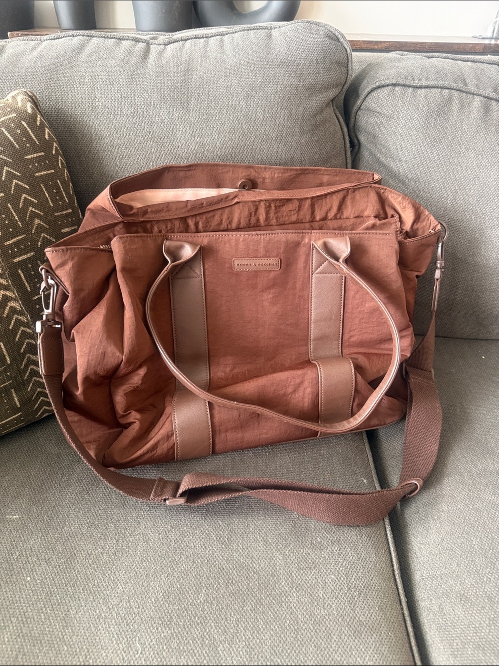 Poppy & Peonies Daily Tote Espresso